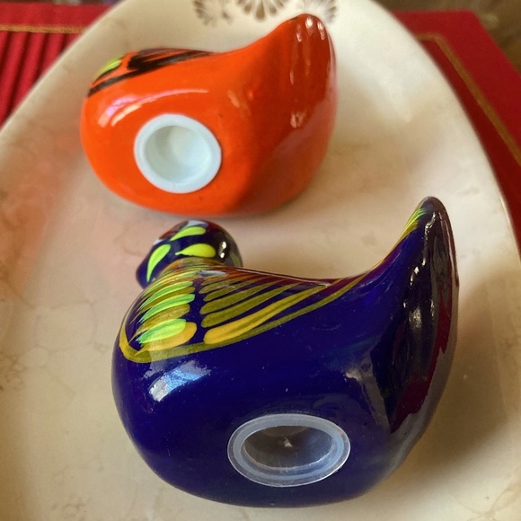 Hand Painted “Bird” S&P Shakers - Taxco - Picture 5 of 5